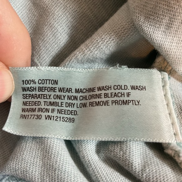 Men's Crewneck Long Sleeve Shirt Goodfellow & Co™ Light‎ Aqua Blue Size Small - Picture 6 of 7